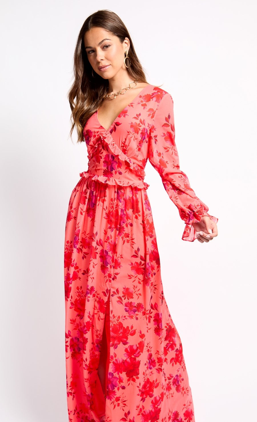 Floral Print Maxi Dress