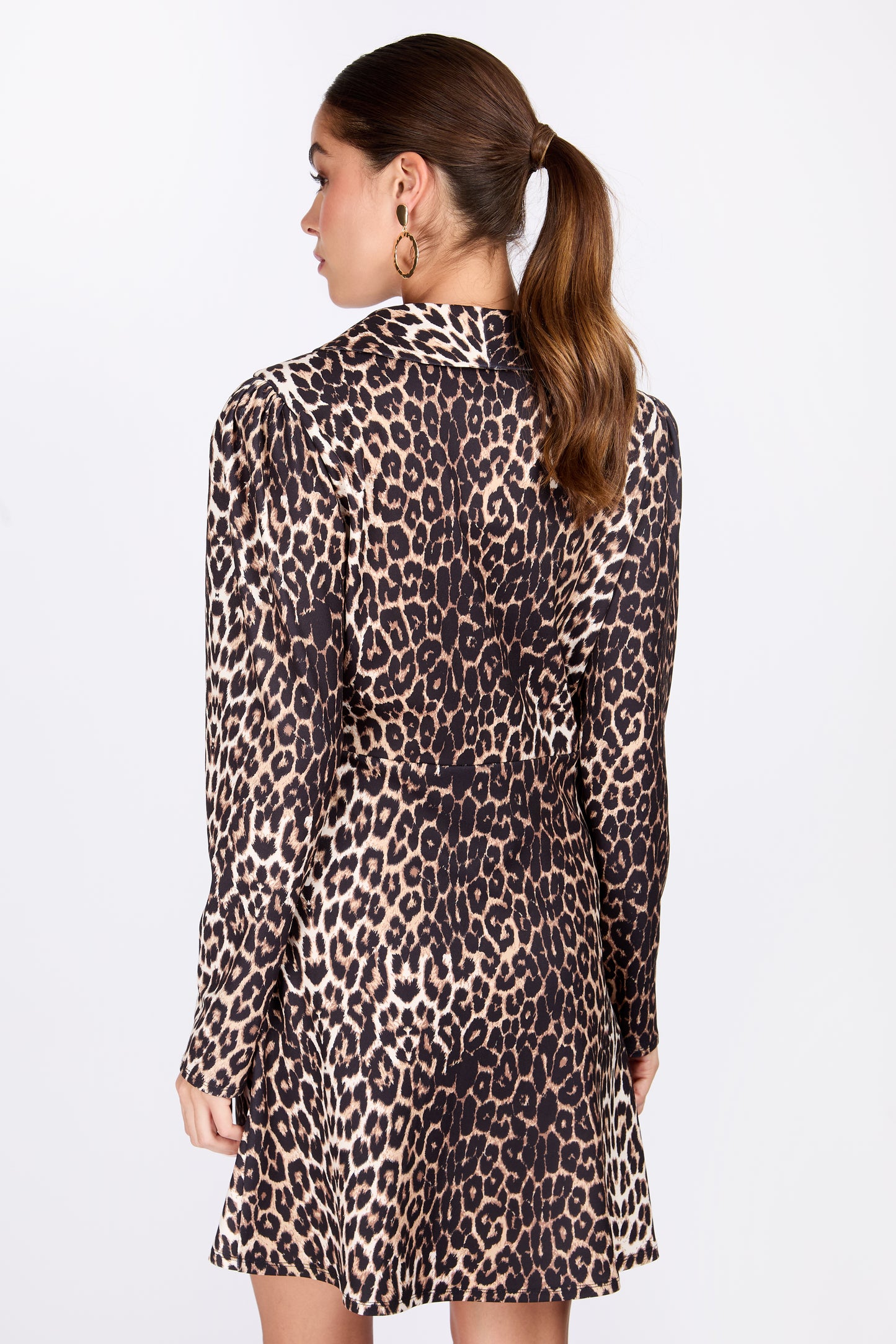 Leopard Print Mini Dress